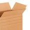 250 Pack Heavy Duty Multi Depth Corrugated Cardboard Boxes for Shipping Mailing and Storage 15 x 12 x 12 inch